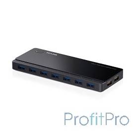 TP-Link UH720 Концентратор, 7 портов USB 3.0 Hub with 2 power charge ports (2.4A Max), Desktop, a 12V/4A Power Adapter included