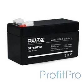 Delta DT 12012 (1.2 А\ч, 12В) свинцово- кислотный аккумулятор 