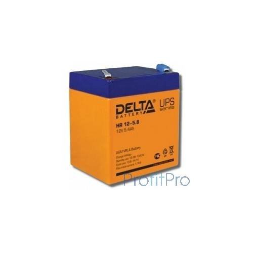 Delta HR 12-5.8 (5.8 А\ч, 12В) свинцово- кислотный аккумулятор 