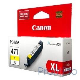 Canon CLI-471XLY 0349C001 Картридж для PIXMA MG5740/MG6840/MG7740, желтый