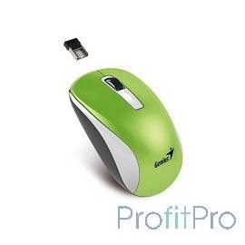 Genius NX-7010 Green Metallic style. 2.4Ghz wireless BlueEye mouse 1200 dpi powerful BlueEye AA x 1 [31030114108]
