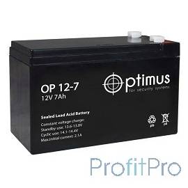 Optimus OP1207 Батарея 12V/7Ah