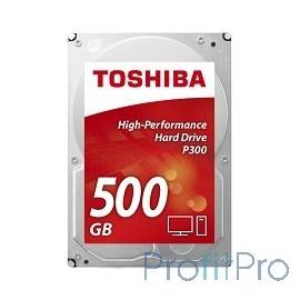 500Gb Toshiba (HDWD105UZSVA) P300 SATA 3, 7200 rpm, 64Mb buffer, 3.5"