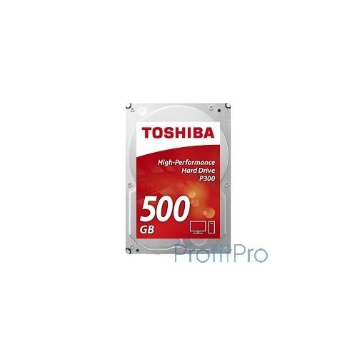 500Gb Toshiba (HDWD105UZSVA) P300 SATA 3, 7200 rpm, 64Mb buffer, 3.5"