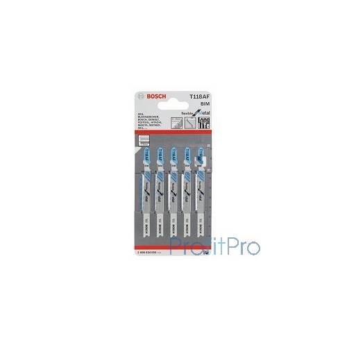 Bosch 2608634505 5 ЛОБЗИКОВЫХ ПИЛОК T 118 AF, BIM