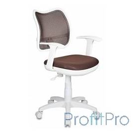 Бюрократ CH-W797/BR/TW-14C кресло (спинка сетка коричневый сиденье коричневый TW-14C (пластик белый))