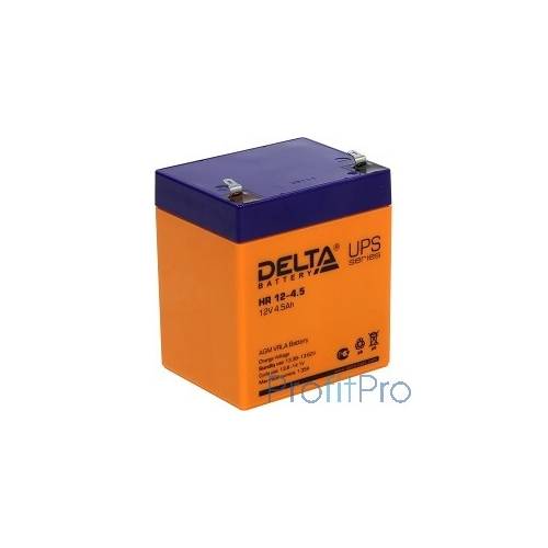 Delta HR12-4.5 (4.5 А\ч, 12В) свинцово- кислотный аккумулятор 