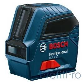 Bosch GLL 2-10 Лазерный нивелир 10м, 635 nm, 0.49 кг [0601063L00] 