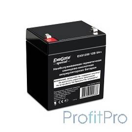 Exegate ES255175RUS Аккумуляторная батарея Exegate Special EXS1250, 12В 5Ач, клеммы F2