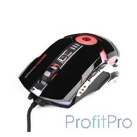 Gembird MG-530 USB Мышь игровая, 5кнопок+колесо-кнопка+кнопка огонь, 3200DPI, подсветка, 1000 Гц, программное обеспечение для с