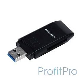 USB 3.0 Card Reader/W Mini SDXC/SD3.0/SDHC/microSD/T-Flash (CR-017B) черный
