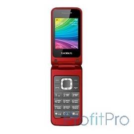 TEXET TM-204 мобильный телефон цвет красный