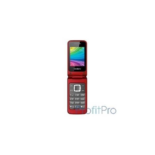 TEXET TM-204 мобильный телефон цвет красный