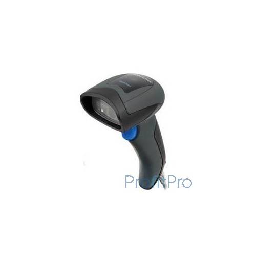 Datalogic QuickScan QD2430 [QD2430-BKK1S] черный Сканер штрихкодов ручной, USB 2D имидж проводной подставка