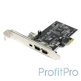Espada Контроллер PCI-E, 1394a, 3внеш+1внутр порт, oem (PCIe1394a) (41667)