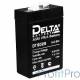 Delta DT 6028 (2,8 А\ч, 6В) свинцово- кислотный аккумулятор 