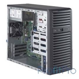 Supermicro SuperServer Mid-Tower 5039D-i CPU(1) E3-1200v5/ noHS/ no memory(4)/ on board RAID 0/1/5/10/ internalHDD(4)LFF/ 2xGE/