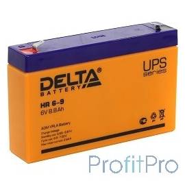 Delta HR 6-9 (634W) (9 А\ч, 6В) свинцово- кислотный аккумулятор 