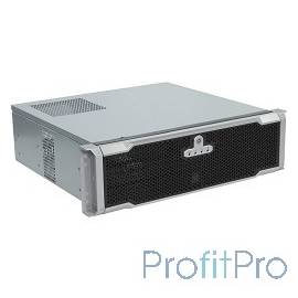Procase EM338D-B-0 Корпус 3U Rack server case, дверца, черный, без блока питания, глубина 380мм, MB 12"x9.6"