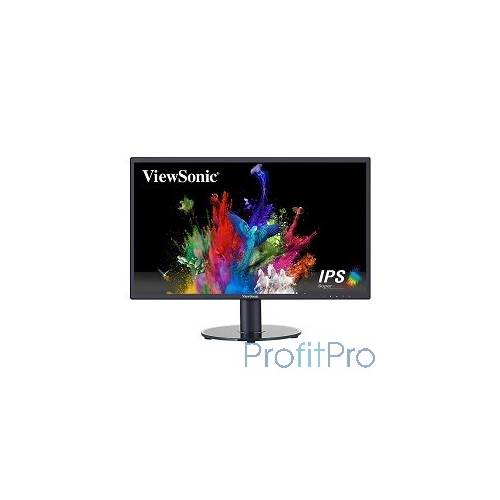 LCD ViewSonic 23.8" VA2419SH черный IPS, LED, 1920x1080, 5 ms, 178°/178°, 250 cd/m, 50M:1, D-Sub, HDMI
