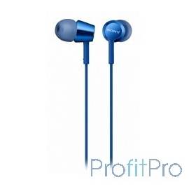 Sony MDREX155APLI.E 1.2м синий проводные (в ушной раковине)