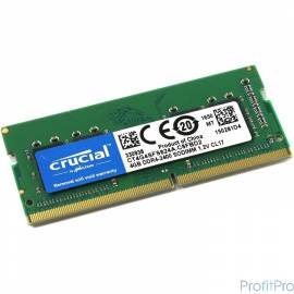 Crucial DDR4 SODIMM 4GB CT4G4SFS824A PC4-19200, 2400MHz 