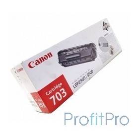 Canon Cartridge 703 7616A005 Картридж для LBP-2900/3000, Черный, 2000 стр.