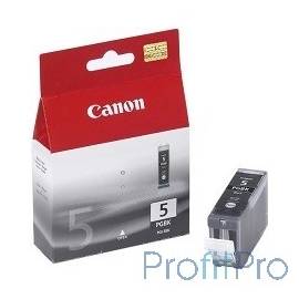 Canon PGI-5Bk 0628B024 Картридж для Canon MP500/800/iP4200/R5200/522R, Черный, 505стр.