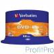 Verbatim Диски DVD-R 4.7Gb 16-х, 50шт, Cake Box (43548)