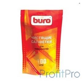 BURO BU-ZSURFACE [817447] Запасной блок к тубе с чистящими салфетками для поверхностей, 100шт.