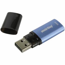 Память Smart Buy "X-Cut" 16GB, USB2.0 Flash Drive, голубой (металл.корпус)