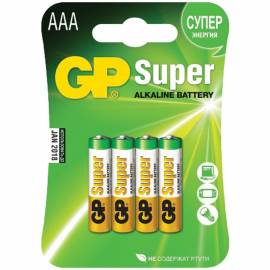 Батарейка GP Super Alkaline AAA (LR03) 24A BC4