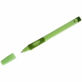 Ручка шариковая Stabilo "LeftRight" для правшей, синяя, 0,8мм, грип, зеленый корпус
