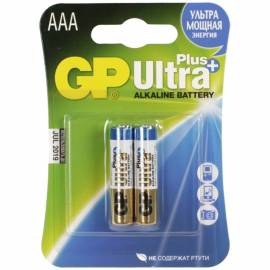 Батарейка GP Ultra Plus Alkaline AAA (LR03) 24AUP BC2