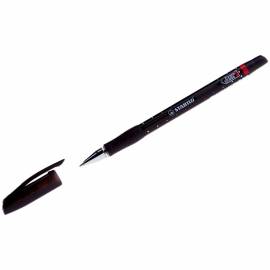 Ручка шариковая Stabilo "Exam Grade" черная, 0,8мм, грип
