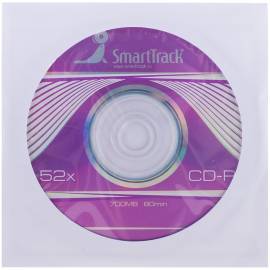 Диск CD-R 700Mb Smart Track 52x (бумажный конверт)