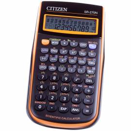 Калькулятор научный Citizen SR-270NOR 10+2 разр., 236 функц., пит. от батарейки, 78*153*12 мм,оранж.
