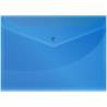 Папка-конверт на кнопке OfficeSpace, А4, 150мкм, синяя