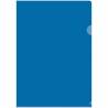 Папка-уголок OfficeSpace, А4, 150мкм, прозрачная синяя