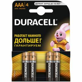 Батарейка Duracell Basic AAA (LR03) 4BL
