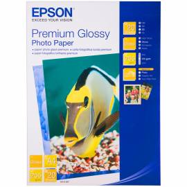 Фотобумага Epson, высококачественная глянцевая, A4, 20 листов, 255 г/м2