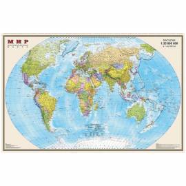Карта "Мир" политическая DMB, 1:35млн., 900*580мм, матовая ламинация
