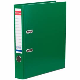 Папка-регистратор Erich Krause "Standard", 50мм, бумвинил, нижний метал. кант, зеленая