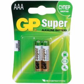 Батарейка GP Super Alkaline AAA (LR03) 24A BC2