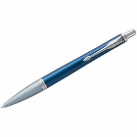 Ручка шариковая Parker "Urban Premium Dark Blue CT" синяя, 1,0мм, кнопочн., подар. уп.