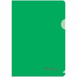 Папка-уголок Berlingo, А5, 180мкм, зеленая