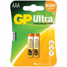 Батарейка GP Ultra Alkaline AAA (LR03) 24AU BC2